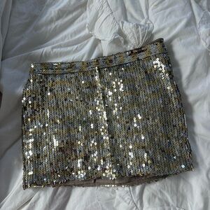 Vintage Abercrombie & Fitch Sequin Mini Skirt